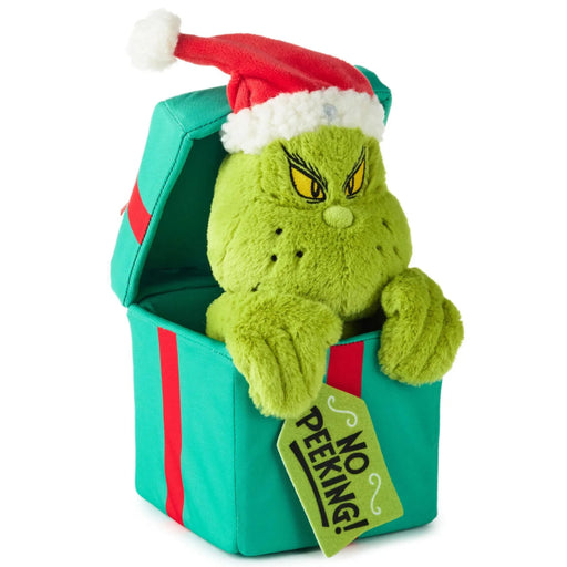 Dr. Seuss's How the Grinch Stole Christmas!™ Peekbuster Plush with motion-activated sound, 10 inches