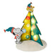 Peanuts® Christmas tree countdown calendar with festive character design, light, and sound features.