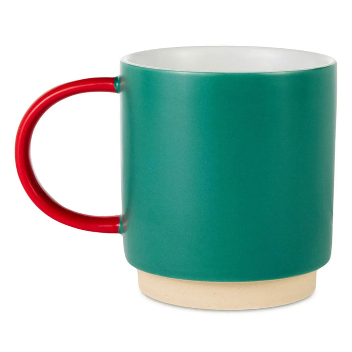 Peanuts Deck the Halls 16-ounce Christmas mug with festive holiday design