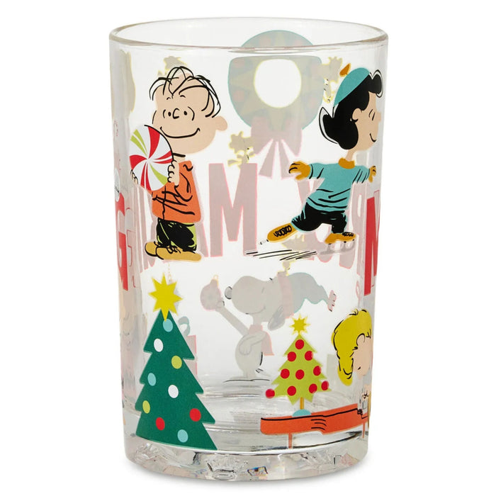 13.5 oz. Peanuts® Merry Making collectible drinking glass with a festive Christmas character design.