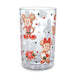 13.5 oz. Disney Mickey and Friends collectible drinking glass featuring a festive gingerbread Christmas design.