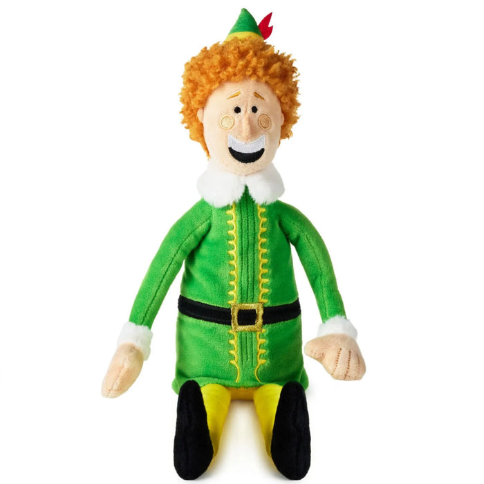 Elf Buddy the Elf 11-inch Here for Cheer posable plush for Christmas décor and holiday gifting
