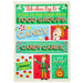 Elf Four Main Food Groups 18 x 26-inch tea towel with Buddy the Elf-inspired Christmas design