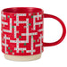 16 oz. Christmas Crossword Puzzle Mug featuring a festive crossword puzzle-inspired holiday design
