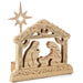 Lighted Nativity Shadowcaster tabletop decoration creating a festive shadow effect for Christmas décor