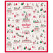 Disney Holiday Ever After 50x60 throw blanket featuring festive Disney holiday artwork, soft cozy fabric, and seasonal Christmas design for home décor and gifting.