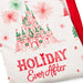 Disney Holiday Ever After 50x60 throw blanket featuring festive Disney holiday artwork, soft cozy fabric, and seasonal Christmas design for home décor and gifting.