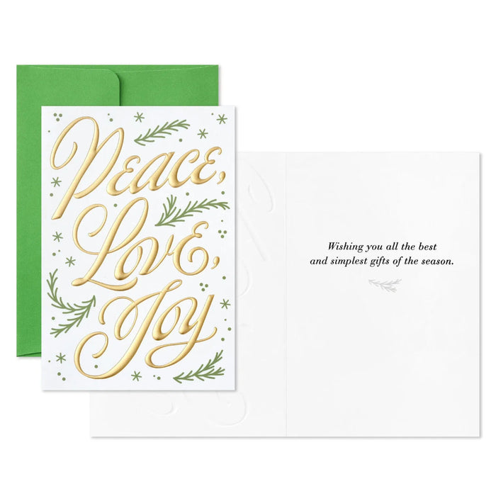 Hallmark The Best and Simplest Gifts Packaged Christmas Cards Set of 5