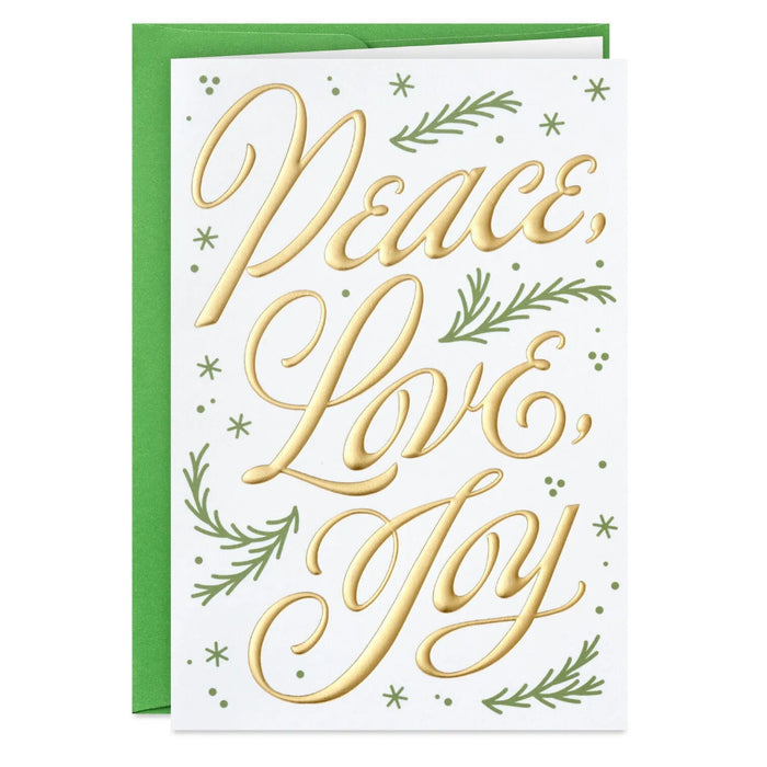 Hallmark The Best and Simplest Gifts Packaged Christmas Cards Set of 5