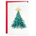 Hallmark Elegant Evergreen With Star packaged Christmas cards, set of 5 festive holiday greeting cards
