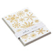 Hallmark Gold Snowflakes Packaged Christmas Cards Set of 5