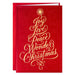 Hallmark Red and Gold Tree Boxed Christmas Cards Pack of 16