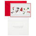 Hallmark Dapper Holiday Snowmen boxed Christmas cards pack of 40 featuring festive snowmen in stylish holiday designs.