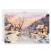 Hallmark Thomas Kinkade Winter Evening boxed Christmas cards pack of 16 featuring a peaceful snowy winter landscape and holiday scene.