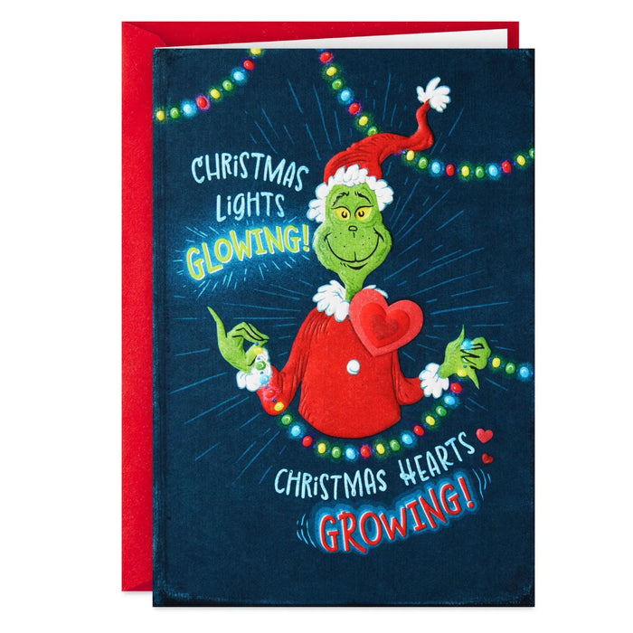 Hallmark Dr. Seuss's How the Grinch Stole Christmas Spirit of Christmas boxed Christmas cards, pack of 16.