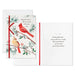 Hallmark Cardinals on Pine Branches boxed Christmas cards featuring red cardinals among evergreen branches, pack of 12