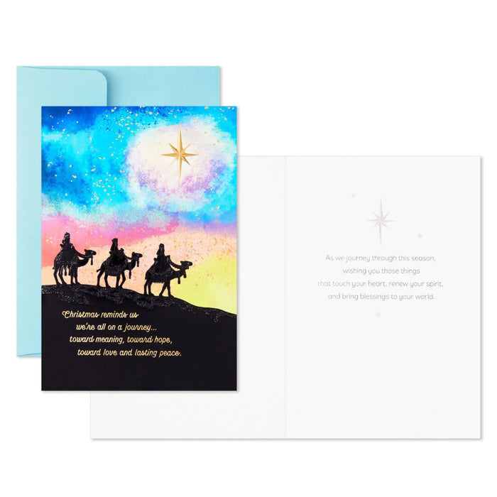 Hallmark Journey Through the Season boxed Christmas greeting cards, pack of 16 festive holiday cards