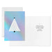 Hallmark Geometric Tree on Silver Foil boxed Christmas cards featuring a modern tree design with silver foil accents, pack of 16