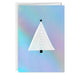 Hallmark Geometric Tree on Silver Foil boxed Christmas cards featuring a modern tree design with silver foil accents, pack of 16