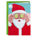 Hallmark Self-Care Santa packaged Christmas cards set of 5 featuring a playful Santa holiday design