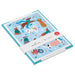 Hallmark Festive Dogs on Blue packaged Christmas cards featuring festive dogs on a blue background, set of 5