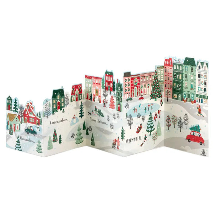 Hallmark Merry Christmas Everywhere boxed Christmas cards, pack of 8, featuring festive holiday designs.