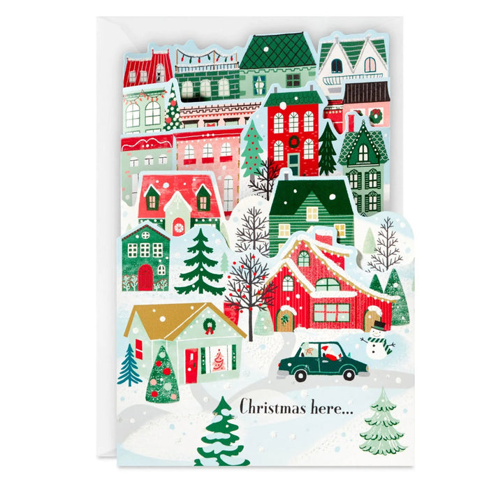 Hallmark Merry Christmas Everywhere boxed Christmas cards, pack of 8, featuring festive holiday designs.