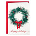 Hallmark Greenery Wreath pine-scented boxed Christmas cards, pack of 12 festive holiday greeting cards