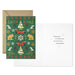 Hallmark Woodland Animals on Green Boxed Christmas Cards, Pack of 16, featuring festive woodland animals on a green holiday background.