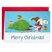 Hallmark Peanuts Snoopy Hauling the Tree boxed Christmas cards, pack of 16, featuring Snoopy and a festive Christmas tree.