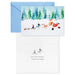 Hallmark Snowy Santa Claus Parade boxed Christmas cards featuring Santa Claus in a festive snowy winter scene, pack of 16