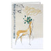 Hallmark Stately Deer in Snow boxed Christmas cards pack of 12 featuring an elegant deer in a peaceful snowy winter scene
