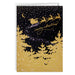 Hallmark Gold Sleigh in Dark Sky boxed Christmas cards, pack of 16