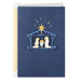 Hallmark Nativity Christmas cards with blue background, pack of 10