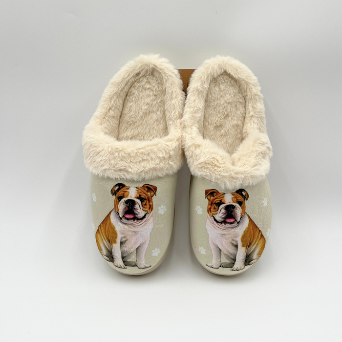 Snuggs : Bulldog Slippers