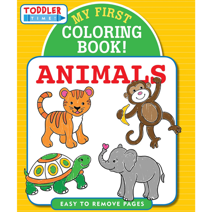 It's the perfect first coloring book for your child.