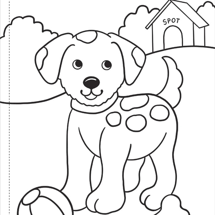 It's the perfect first coloring book for your child!