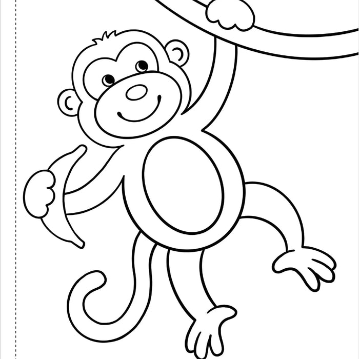 It's the perfect first coloring book for your child.