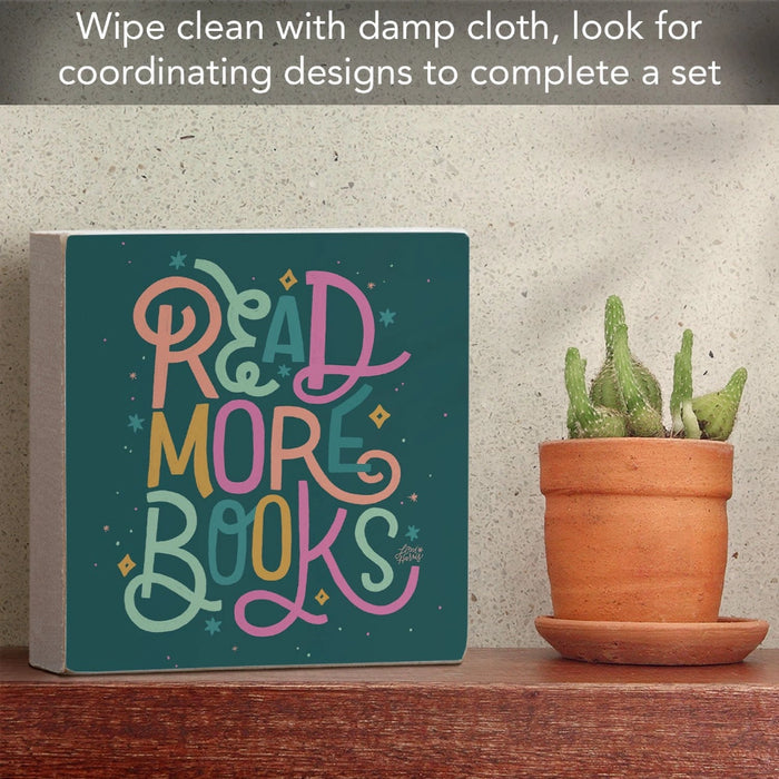 Its compact freestanding design makes it easy to display, creating the perfect accent for book lovers, libraries, classrooms, and cozy home spaces.
