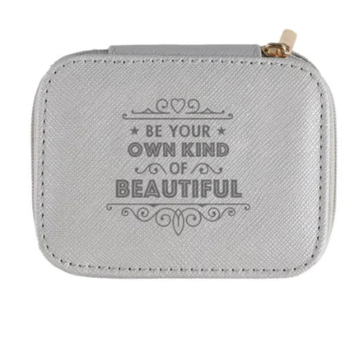 Travel in style with the H & H Gifts Personalised Travel Jewellery Box.