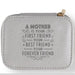 The travel jewellery box is stylish and sturdy to keep valuable jewellery safe