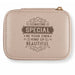This H & H Gifts Personalised Jewellery Box combines heartfelt sentiment with practical elegance.