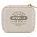  This H & H Gifts Personalised Jewellery Box blends heartfelt sentiment with practical, everyday elegance. 