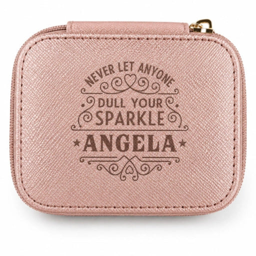 This H & H Gifts Personalised Jewellery Box combines heartfelt sentiment with practical, everyday elegance for Angela. 