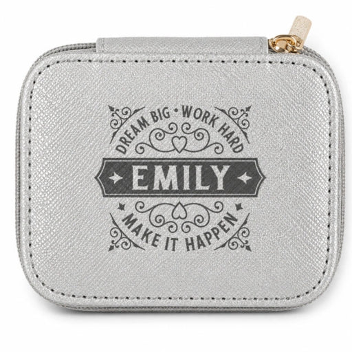 This H & H Gifts Personalised Jewellery Box combines heartfelt sentiment with practical, everyday elegance for Emily.
