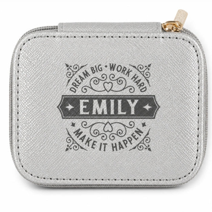 This H & H Gifts Personalised Jewellery Box combines heartfelt sentiment with practical, everyday elegance for Emily.