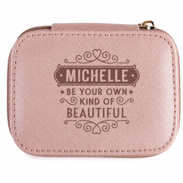 Celebrate your unique style with the H & H Gifts Personalized Jewellery Box – Michelle.