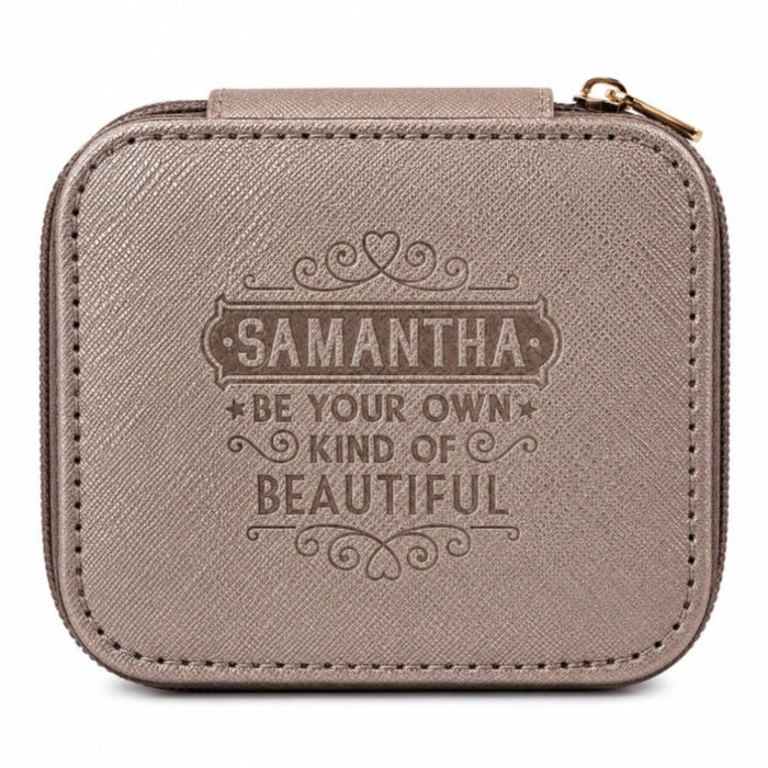 The H & H Gifts Personalised Jewellery Box – Samantha blends beauty with everyday function.