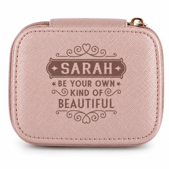  This H & H Gifts Personalised Jewellery Box combines heartfelt sentiment with practical elegance. 