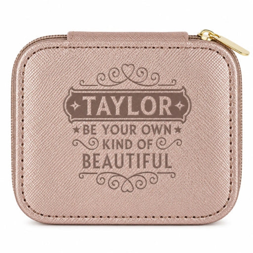 Celebrate someone special with the H & H Gifts Personalised Jewellery Box – Taylor.